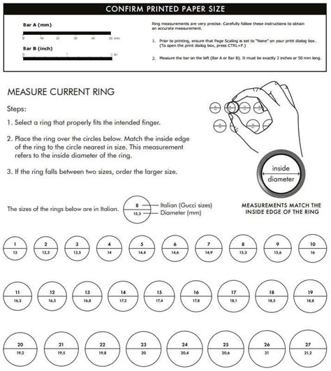 gucci multi finger ring|gucci ring size chart.